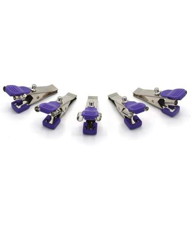Veterinary EKG/ECG Alligator Electrode Clip Reusable Universal Connection Snap Set of 5 - Buy Online on SooperMarket.com