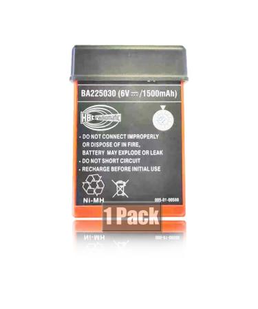 1 Pack 6V 1500mAh BA225030 HBC Radiomatic Ni-Mh Rechargeable Battery for HBC Crane Remote Control Pump Truck Battery