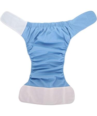 Dekaim Adult Cloth Diaper - Reusable Washable Adjustable Large Nappy (Blue) - Buy Online on SooperMarket.com