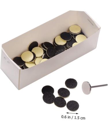 minkissy 5 Sets Nail Polishing Sheets Sandpaper Pad Foot File Pads Fine Grit Remover Pedicure Tools for Feet Electric Grind Electric Sand Pad Sand Sheet Frosted Sheet Replaceable - Buy Online on SooperMarket.com