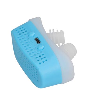 Yosoo Snoring Device Portable Anti Snoring Device Electric Recyclable Snoring Relief Machine for Heavy Snorers(Blue)
