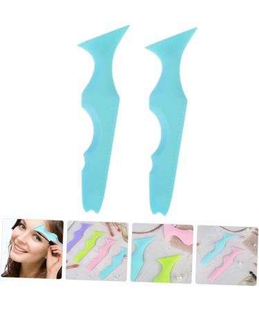 2pcs Multi-Function Shield Eyeliner Applicator Eyelash Lash Guide Aid Beauty Ruler Stencil - Buy Online on SooperMarket.com