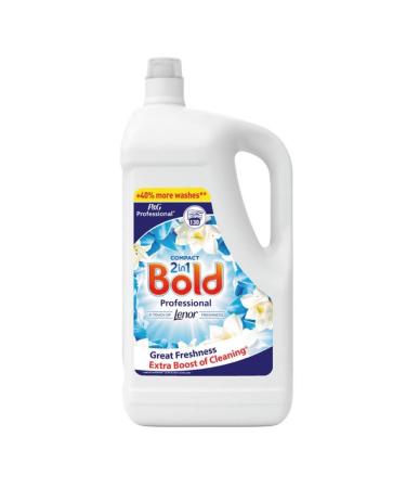 Bold 2 in 1 Professional Laundry Liquid Detergent 130 wash (+ 40% more washes) 4.55L Fresh 4.55 l (Pack of 1)