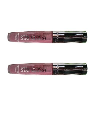 Rimmel Stay Glossy Lip Gloss Set - Stay My Rose 160 (Pack of 2) - Buy Online on SooperMarket.com