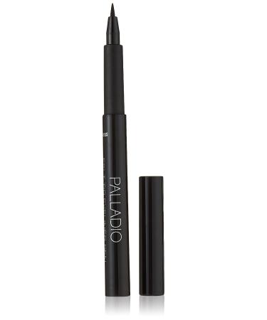 Palladio Felt-Tip Eyeliner Ultra Fine Liner  Creates Thin Precise Lines  Quick Drying  Waterproof  Rich Pigment  Long Lasting Application  Mess Free  Smooth  All Day Wear  Intense Jet Black Color