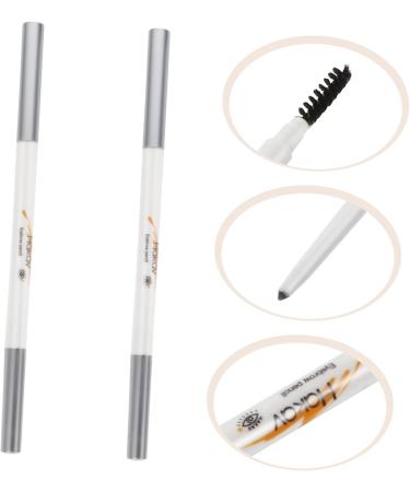 HAPINARY 2pcs Eyebrow Pencil Brown Waterproof Brow Pencil Eyebrow Makeup Pen Brow Pen Brush - Buy Online on SooperMarket.com