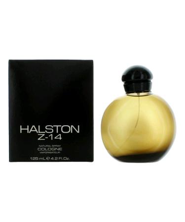 HALSTON Z-14 Cologne Spray 4.2 oz Men Aldehydes Green Notes Jasmine Rose Carnation Sandalwood Patchouli Vetiver Oakmoss Musk 4.2 Fl Oz (Pack of 1)