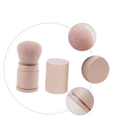 NOLITOY Powder Brush - Fluffy Blush & Foundation Makeup Brush | Portable Pink Cosmetic Tool for Flawless Blending - Buy Online on SooperMarket.com