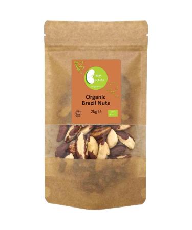 Organic Brazil Nuts - Certified Organic - by Busy Beans Organic (2kg)