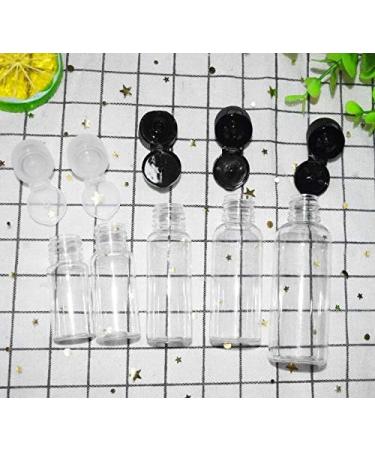12PCS 20ml/0.67oz Empty Clear Plastic Sample Bottle Travel Container Jar Pot Vial with Flip Lid Perfect for Makeup Emollient Water Shower Gel Emulsion Liquid Comestic Containers (20ml/0.67oz) - Buy Online on SooperMarket.com
