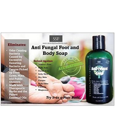 All-Natural Antifungal Soap with Tea Tree Mint & Clove | Eliminate Athlete's Foot Body Odor & Acne - Ideal for Post Gym Use - Buy Online on SooperMarket.com
