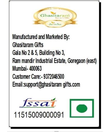Ghasitaram Gifts Rakhi for Brother Rakhis Online - 6480 Fancy Thread Rakhi with 200 GMS of Kaju katli - Buy Online on SooperMarket.com