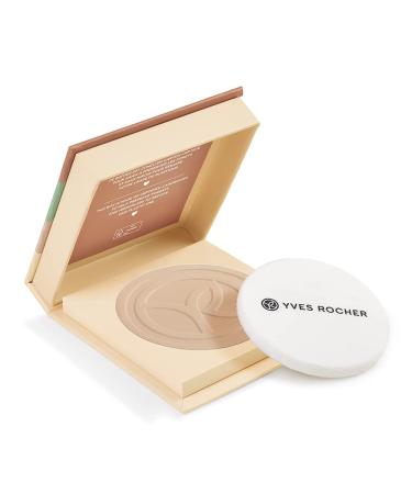 Yves Rocher COULEURS NATURE Compact Powder Ros 100 - Velvety Finish Perfect Skin Blending 10g | International Shipping Available - Buy Online on SooperMarket.com