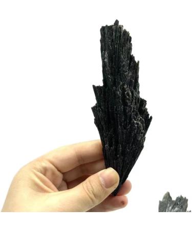 3pc Natural Crystal Stone Black Kyanite for Home Decoration Room Decoration Stone Mineral Specimen - Buy Online on SooperMarket.com