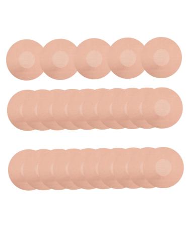 Adhesive Patches 25pcs 1/2" Precut Sensor Covers Without Glue Waterproof Round Patches for Sports..