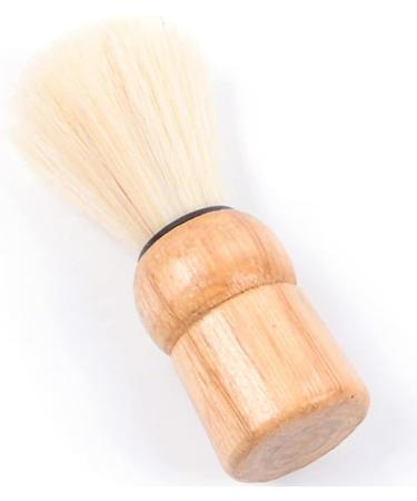 KINDOYO Neck Duster Brush - Professional Barber Hairdressers Brush Soft Hair Sweep Cleaning Brush with Wooden Handle for Barber Shop Household Style 2 - Buy Online on SooperMarket.com