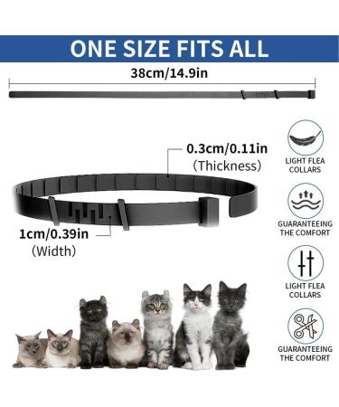 YOTANGO Cat Collar Repellent 4 Pack Cat Collar-Built-in Pant-Based Formula Strong Repellency Slow Release Pleasant Aroma Waterproof (PurpleBlack) - Buy Online on SooperMarket.com
