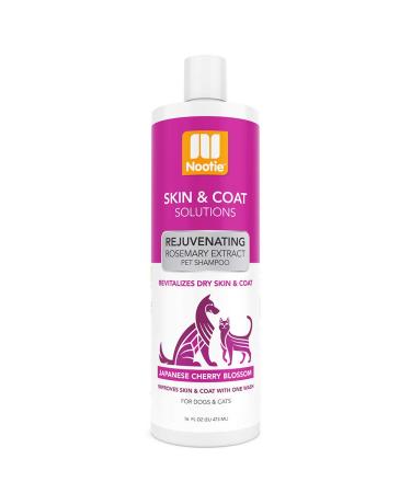 Nootie - Pet Shampoo for Sensitive Skin - Revitalizes Dry Skin & Coat - Natural Ingredients - Soap, Paraben & Sulfate Free - Cleans & Conditions 16 oz Japanese Cherry Blossom Shampoo