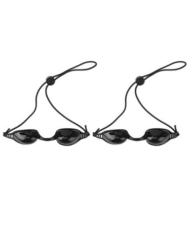 Protective Glasses Black 2pcs Ergonomic IPL Eye Protection Goggle Reduction for Hair Removal