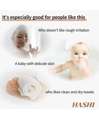 Korean Body Exfoliating Cloth for Sensitive Skin - Eco-Friendly Wash Scrubber for Clean Shower Towels - Loofah Scrub for Back - 11.4 x 38.2 Inches - Buy Online on SooperMarket.com