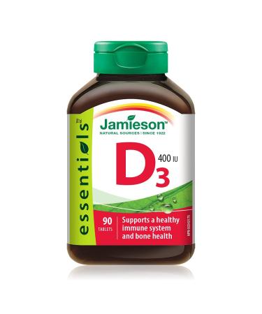 Jamieson Vitamin D3 400 IU 90 Count (Pack of 1)