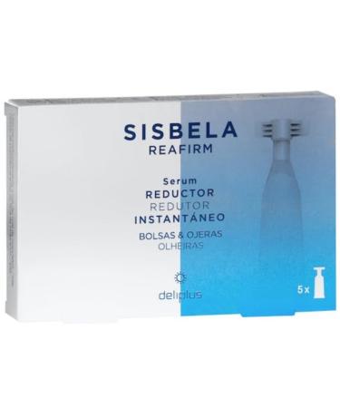 Sisbela Reafirm Instant Reducing Serum for Bags and Dark Circles - Box of 5 units of 2 ml (10 ml). Deliplus. Avoid sensitive skin