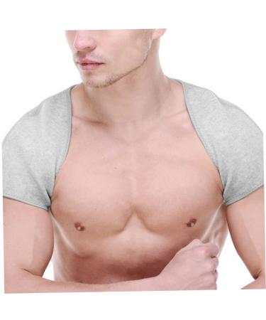 Double Shoulder Brace M - Shoulder Support Brace Pain Relief Compression Shoulder Warm Wrap Protector Double Shoulder Support Double Shoulder Brace Grey Medium - Buy Online on SooperMarket.com