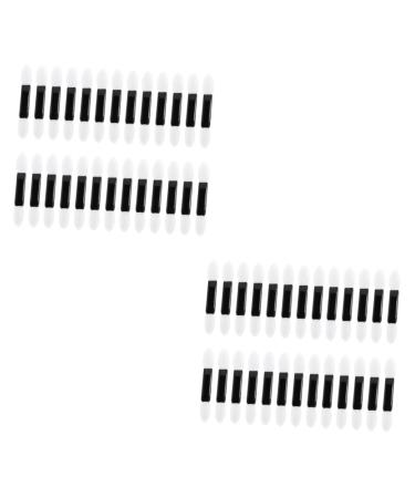 NOLITOY 200 Pcs Sponges Eyeshadow Makeup Eye Shadow Applicator Set Oval Women's Cosmetic Mx2pcs Whitex2pcs
