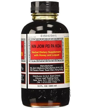 Honey and Loquat Syrup/Nin Jiom Pei Pa Koa Dragon Herbs 10 fz oz (300 ml) Liquid by Nin Jiom Pei Pa Koa
