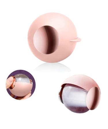 Washable Reusable Lint Roller Ball, Sticky Portable Dog Cat Pet Hair Remover Tool for Clothes, Furniture (Pink Gold)