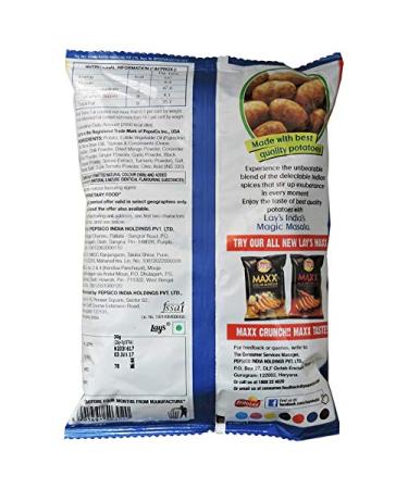 Great Bazaar Lays India's Magic Masala 52g (6 Pack) - Authentic Indian Flavors | Buy Online - Buy Online on SooperMarket.com