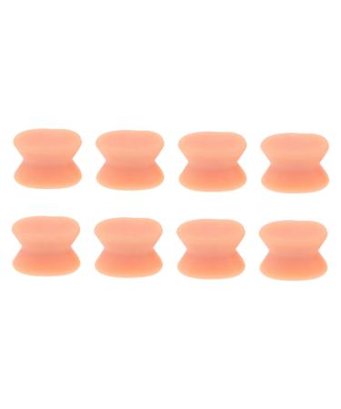 FOMIYES 8pcs Toe Separator Pedicure Tools for Feet Nursing Silicone Gel Bunion Tools Nail Polish Toe Separator Big Toe Toe Adjuster Foot Toe Toe Outer Thumb Sebs