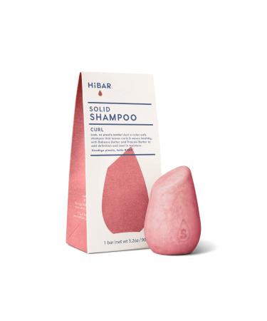 HIBAR Curl Sulfate Free Eco Friendly Shampoo Bar  All Natural Hair Care  Plastic Free  Travel Size  Color Safe  Eco Friendly  Zero Waste