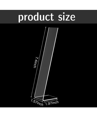 Clear Acrylic Hair Clip Display Stand - 8 Piece Organizer for Teen Girls - Buy Online on SooperMarket.com