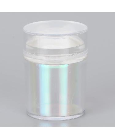 Professional Nail Art Stamper - Silicon Stamp Tool for Home Salon | Transparent Clear Nail Art Kit with Plates for French Smile Line - Buy Online on SooperMarket.com