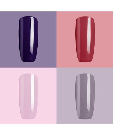 MYGEL by Mylee Nail Gel Polish Autumn/Winter Collection 8x10ml Colours + Top & Base Coat UV/LED Soak-Off Nail Art Manicure Pedicure for Professional Salon & Home Use - Long Lasting & Easy to Apply - Buy Online on SooperMarket.com