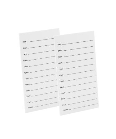 2 Pcs Lash Holder for Eyelash Extensions Acrylic Disposable Lash Hand Pallet Lash Tile for Extensions By FADLASH Lash Tiles