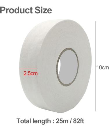 Karells Ice Hockey Tape - Self-Adhesive Non-Slip 25m x 25mm White | Perfect for Hockey Sticks & Rackets | International Shipping Available - Buy Online on SooperMarket.com