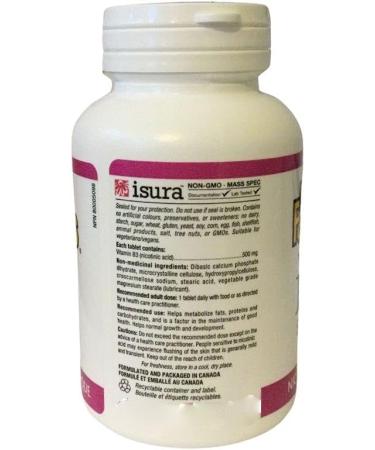 NATURAL FACTORS B-3 Niacin 500Mg 90 Count - Buy Online on SooperMarket.com