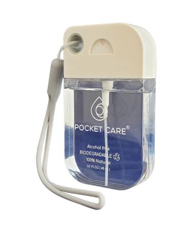 POCKET CARE | Uncented Hand Sanitizer Spray 45 ml - natural Spray for Hands | Organic Spray | Hand Spray Travel Size - Travel Accessories | 100% natural Unscented