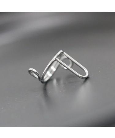 Wispbreeze 10 Pieces Sets Thin Nail Rings for Ladys Daily Fingertip Protective Cover Ring Jewelry to Girlfriend Silver - Buy Online on SooperMarket.com