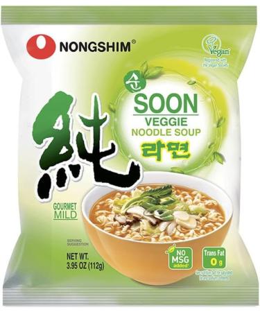 Nong Shim SHIN Ramyun Soon Veggie & Original Korean Ramen Noodles Mix Bundle (Pack of 20) HALAL Soon Veggie x 10 & Original x 10 - Buy Online on SooperMarket.com