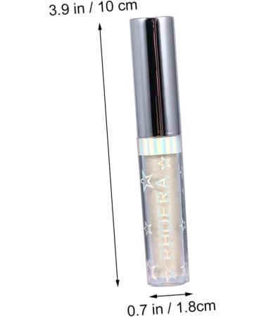 FOYTOKI 2pcs Glow Eye Powder Sparkling Eyeliner Glitter Liquid Eyeliners Shining Eyeshadow Eye Shadow Golden - Buy Online on SooperMarket.com