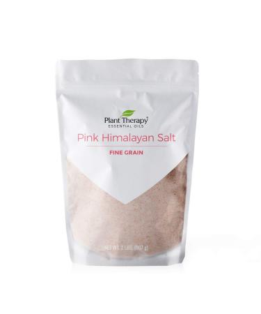Plant Therapy Pink Himalayan Salt Fine Grain 2 lb bag Rich in Nutrients and Minerals to Improve Your Health