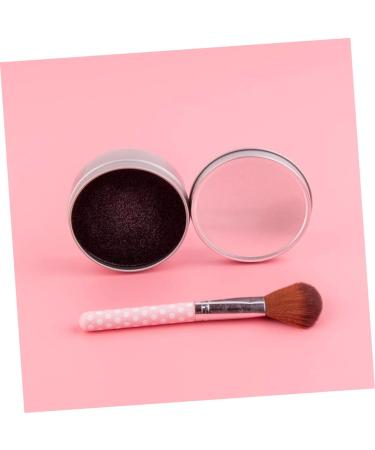 minkissy 1 Set Makeup Sponge Tools Dry Makeup Cleaner Quick Cleaner Duo Sponge Cosmetic Sponge Esponjas Para Maquillaje Brush Cleaner Tool Makeup Powder Activated Carbon Sponge Make up - Buy Online on SooperMarket.com