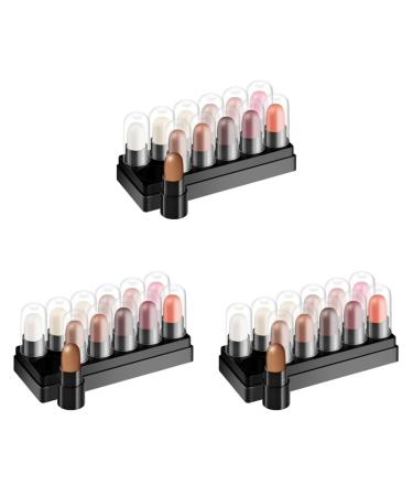Angoily 36 Pcs 12 Shadow Box Highlighter Eyeshadow Pencil Makeup Kit Cream Eyeshadow Tool Boxed