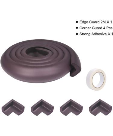 Vicloon Edge Protectors 2 M Foam Safety Strip and 4 Corner Cushion Protector Set Edge Corner Guards for Baby - Purple - Buy Online on SooperMarket.com