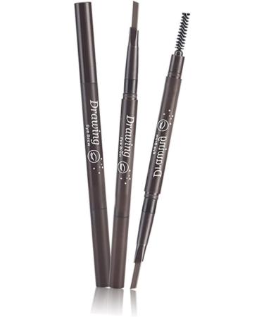 FOYTOKI 3pcs 2 1 Eyebrow Brush Eyebrow Makeup Waterproof Eyebrow Pen Brow Pencil Microblading Pen Stand - Buy Online on SooperMarket.com