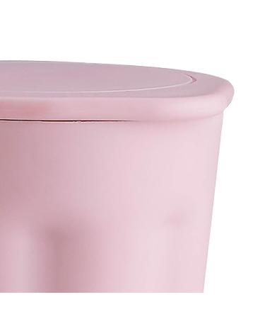 Easy Cleaning Makeup Brush Cleaner Cup & Drying Rack | Multi-Functional Safe Beauty Tool Essentials (Pink - Buy Online on SooperMarket.com