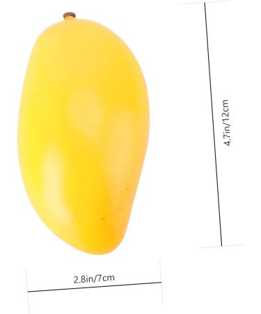 ABOOFAN 9 Pcs Fruit Photography Props Models Fruit Toys Fruit Model Decor for Kitchen Creative Toys Creative Playthings Simulated Fruit Mango Decorations - Buy Online on SooperMarket.com